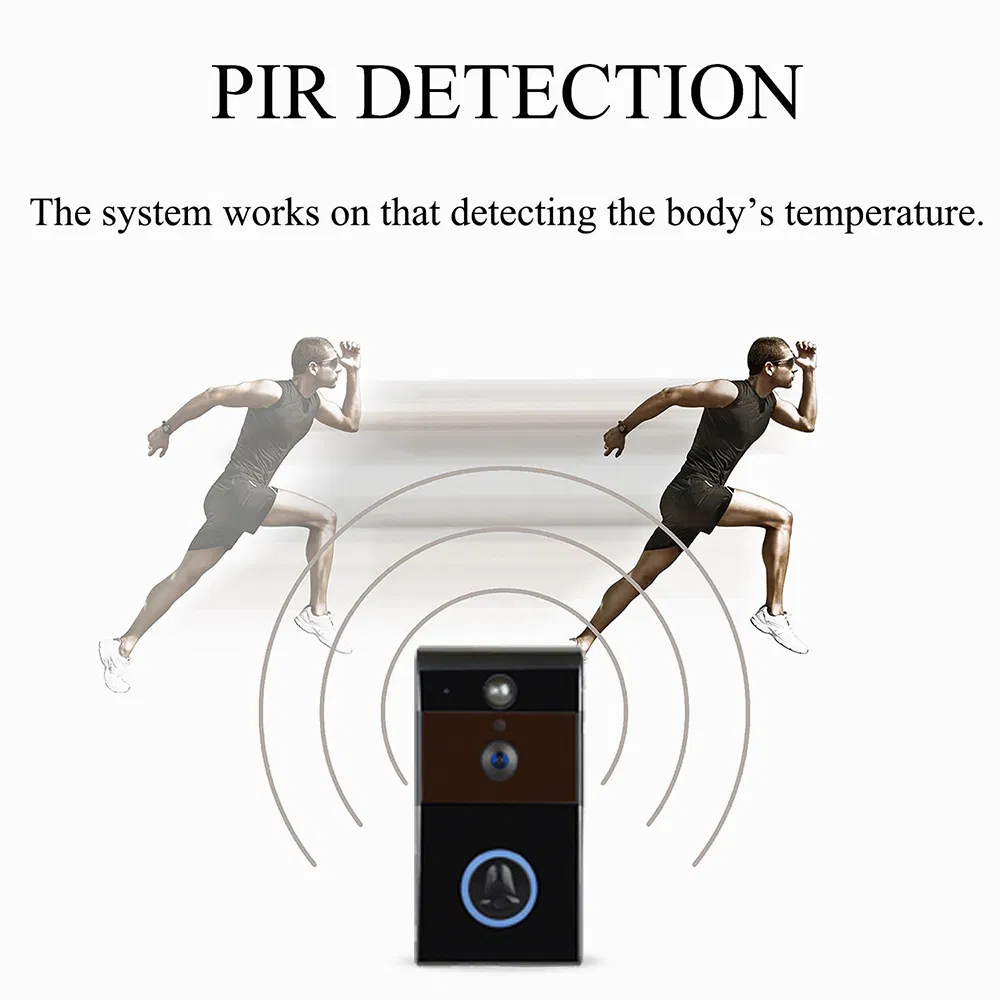 Long Time Smart Sensor Wireless PIR WiFi Video Battery Doorphone