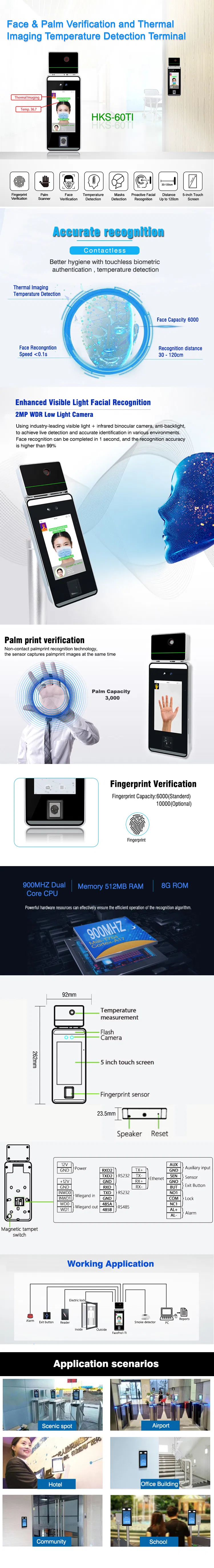 HKS-60TI Facial Recognition System