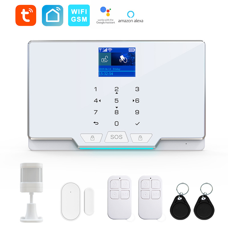 Wireless Smart Home Security System with 4G GSM/WiFi Integration