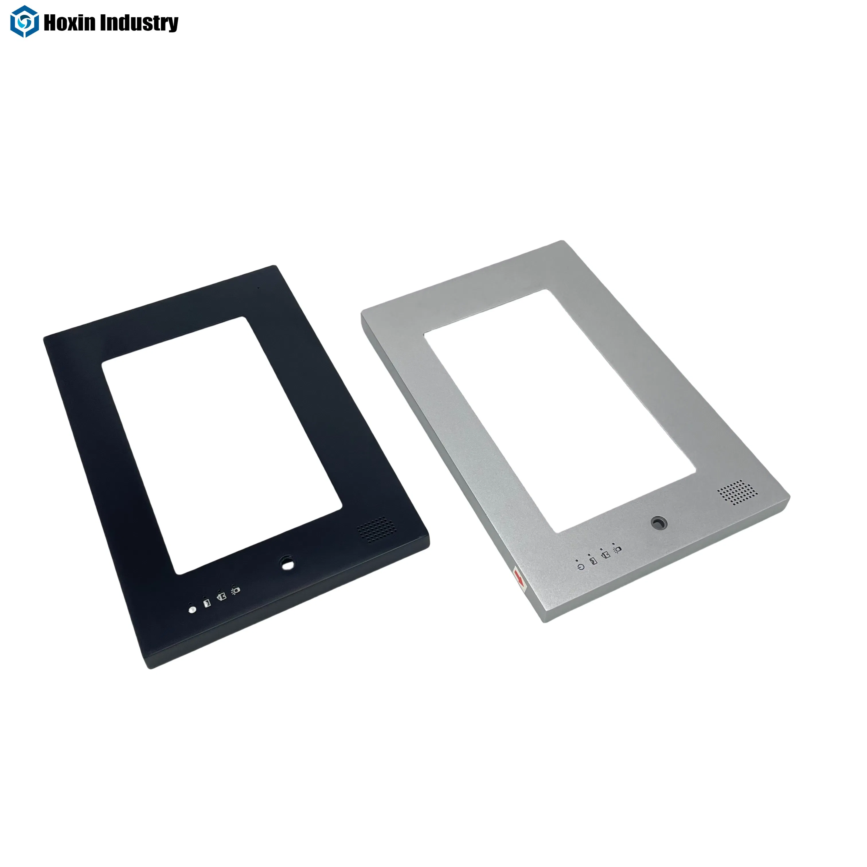 Aluminum Customized Die Casting Front Panel for Display Screen with Brushed Surface
