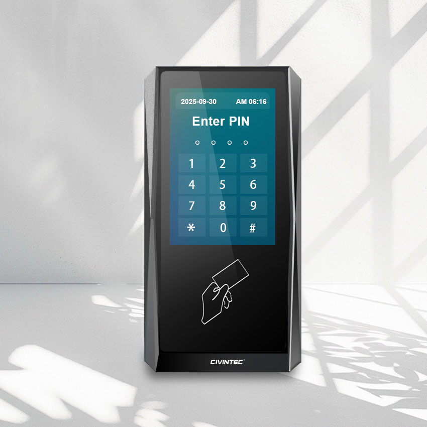 CT9 Wireless IP Based Access Control System for Door Entry Using Qr Code and NFC BLE Mobile Technology
