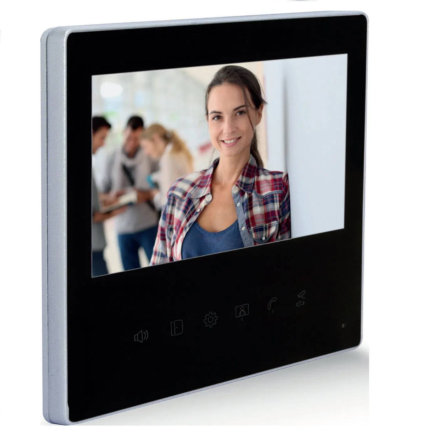 Mirror Surface Super Slim Touch Button Color Image 7" Ultimate Video Doorphone