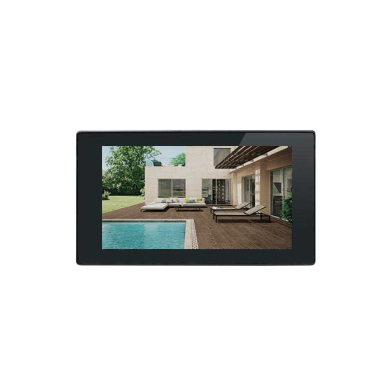 Touch Screen Indoor Monitor 2 Wires and Outdoor Unit Support ID Card and SD Card for Home Security