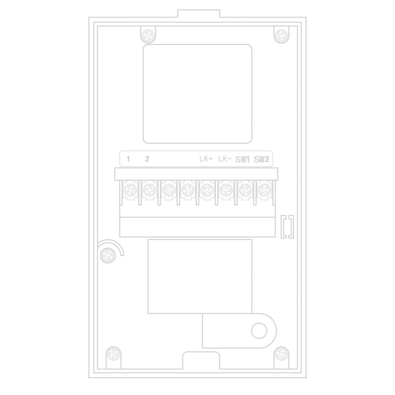 Touch Screen Video Door Phone 10.1 Inch Indoor Monitor 2 Wires and Outdoor Unit Intercom System No-Internet Video Door Phone
