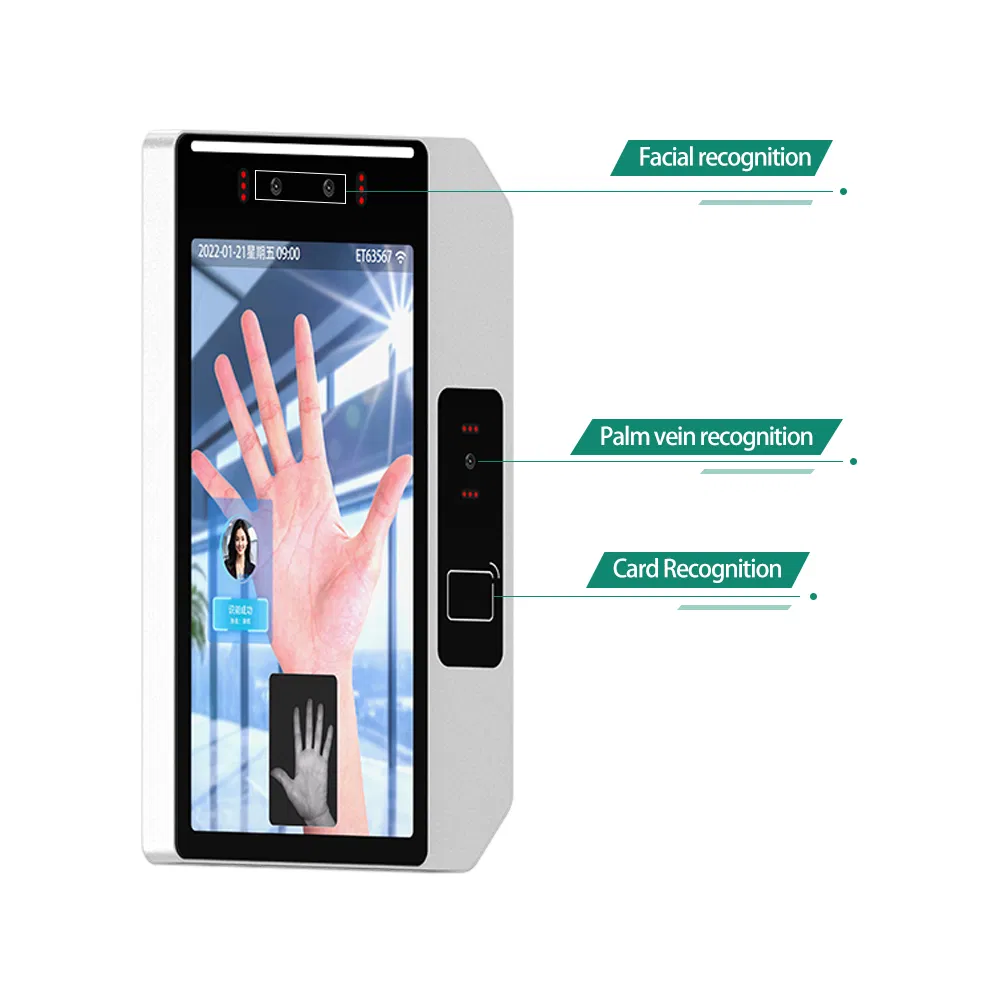 Fast Shipping Recognition Distance 0.5-3m Smart Access Control Machine Palm Vein with Face Detection &amp; Facial Recognition System