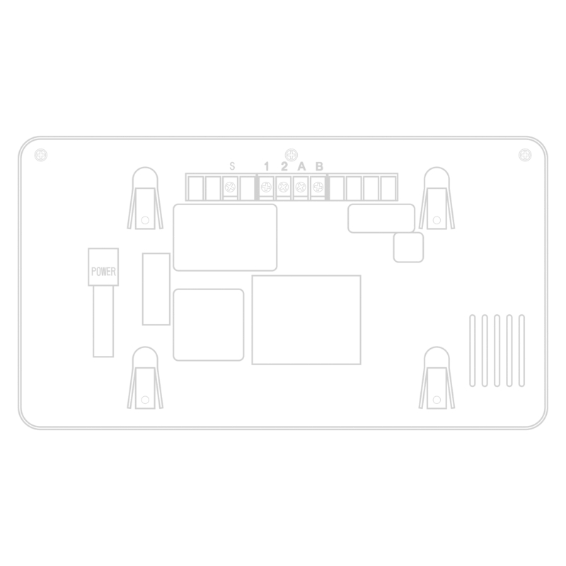 7 Inch Touch Button Control by Smart Phone Connect with IP Box Video Doorphone