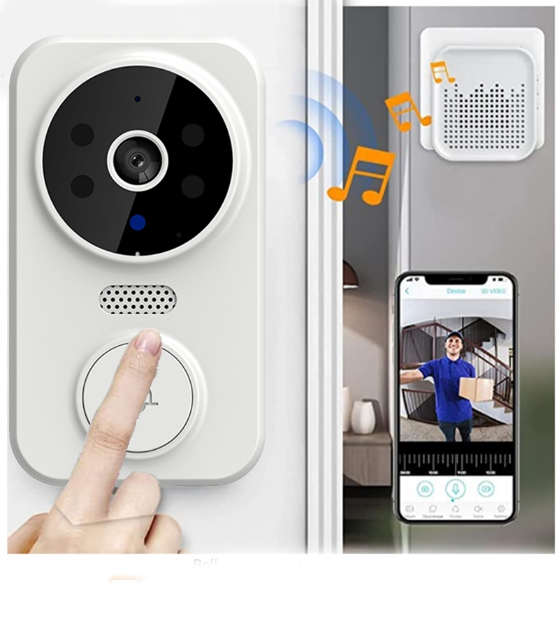 Wireless WiFi Video Door Phone IP Doorbell Intercom System