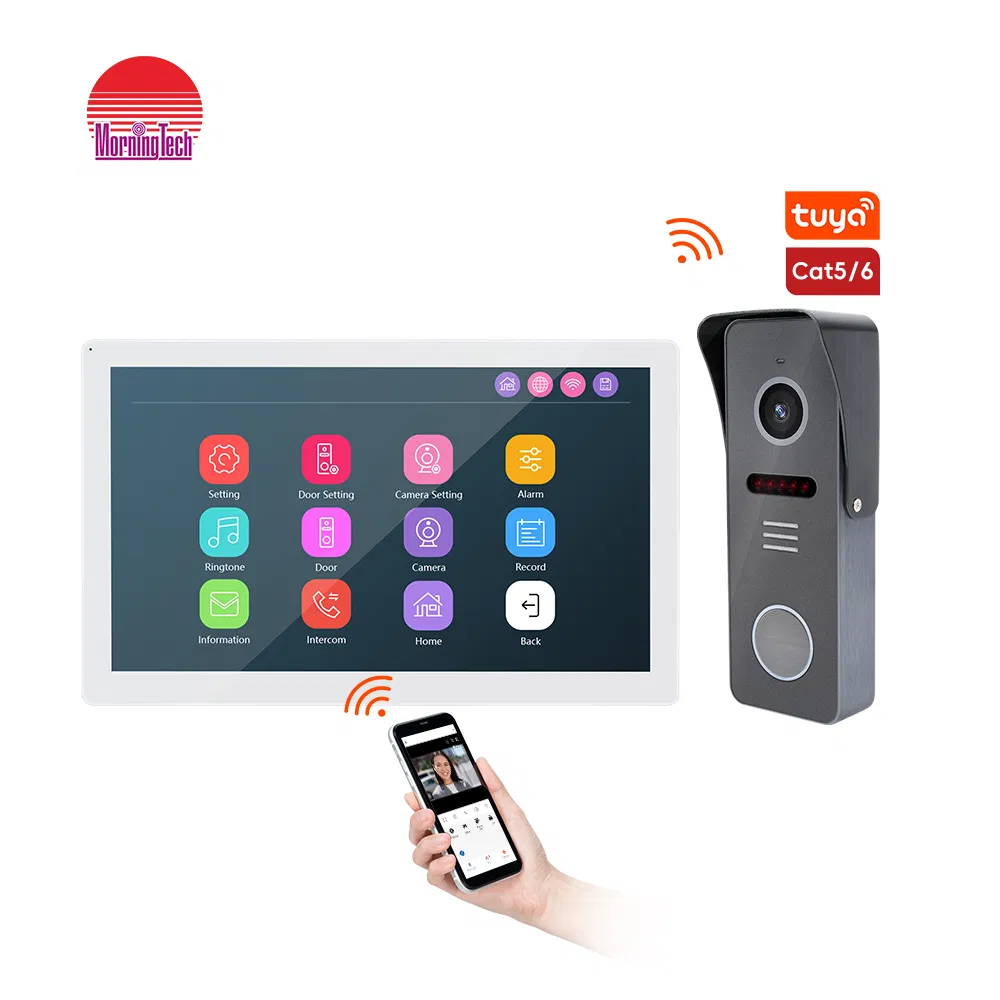 10inch HD 1080P Doorbell Camera Video Intercom System for Villa Home Apartment