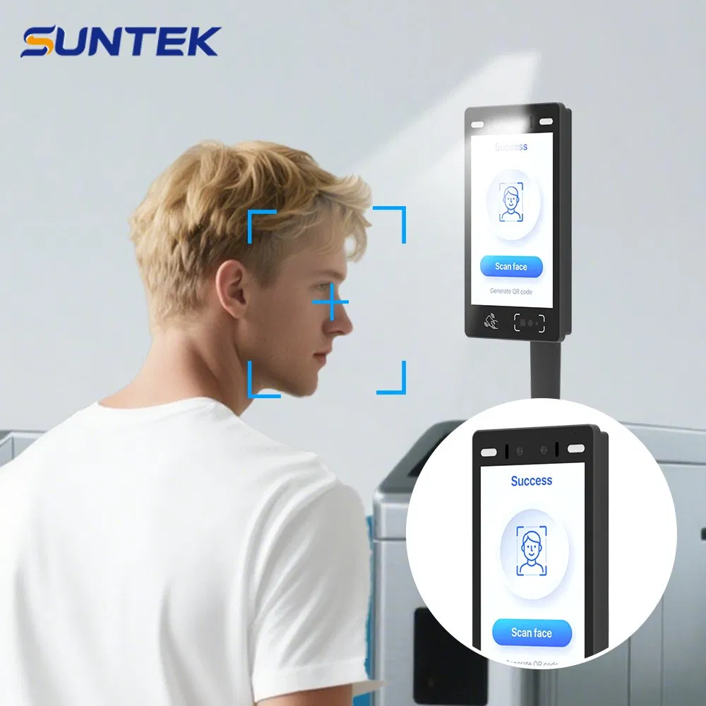 30, 000 Large Capacity Visible Light Facial Recognition Terminal Suntek Access Control System