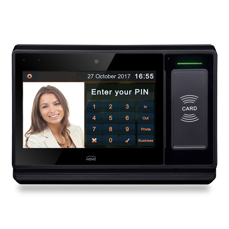 Biometric Fingerprint Reader Attendance Scan Finger Print Wireless Time Recorder WiFi Access Control System