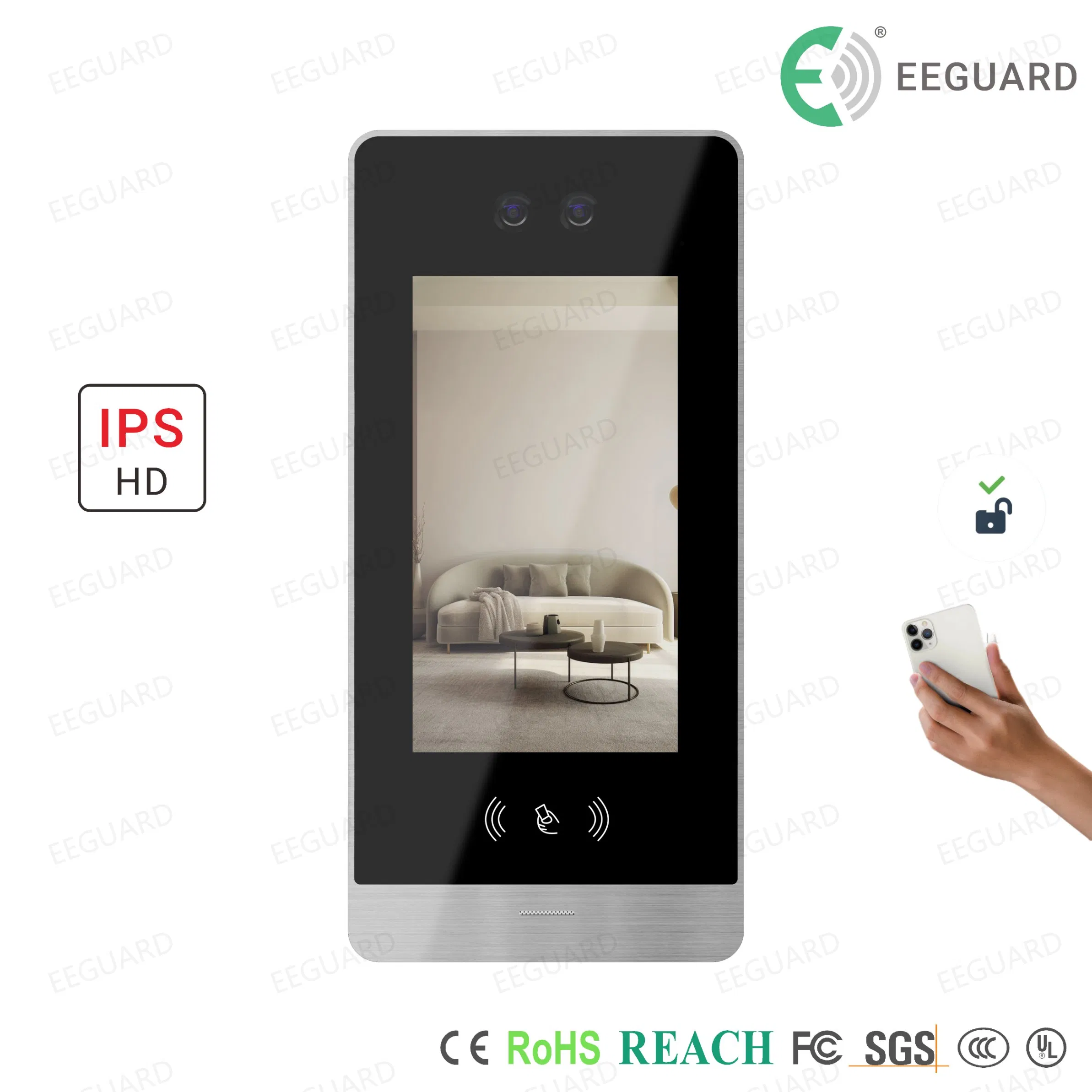 Multi-Apartment Video Intercom System with 7-Inch Touchscreen and Qr Unlock