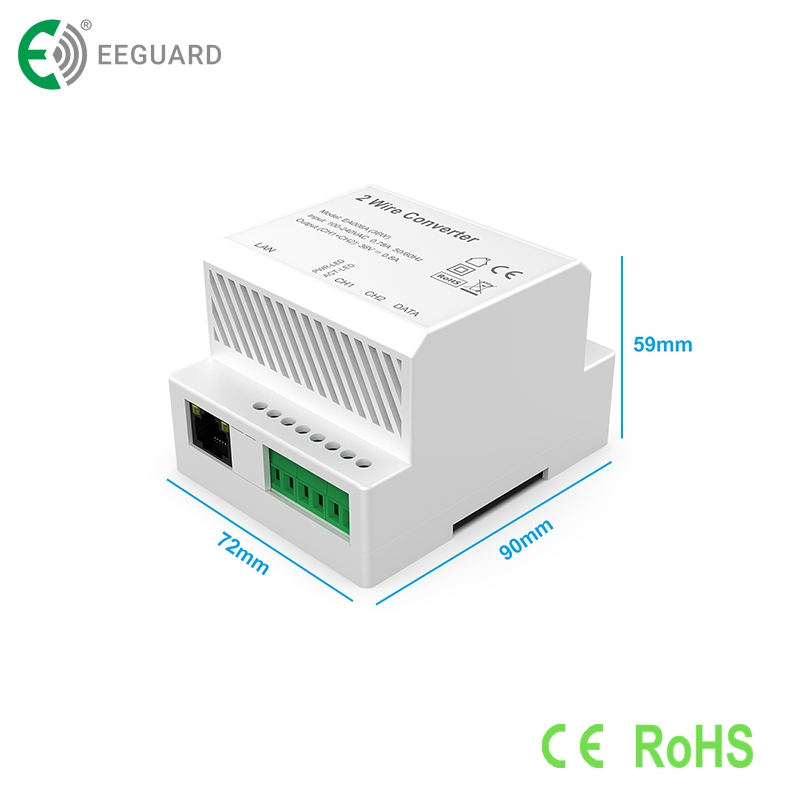 2-Wire IP 8" IPS Screen Wi-Fi IP66 RFID Intercom Home Security Video Intercom System