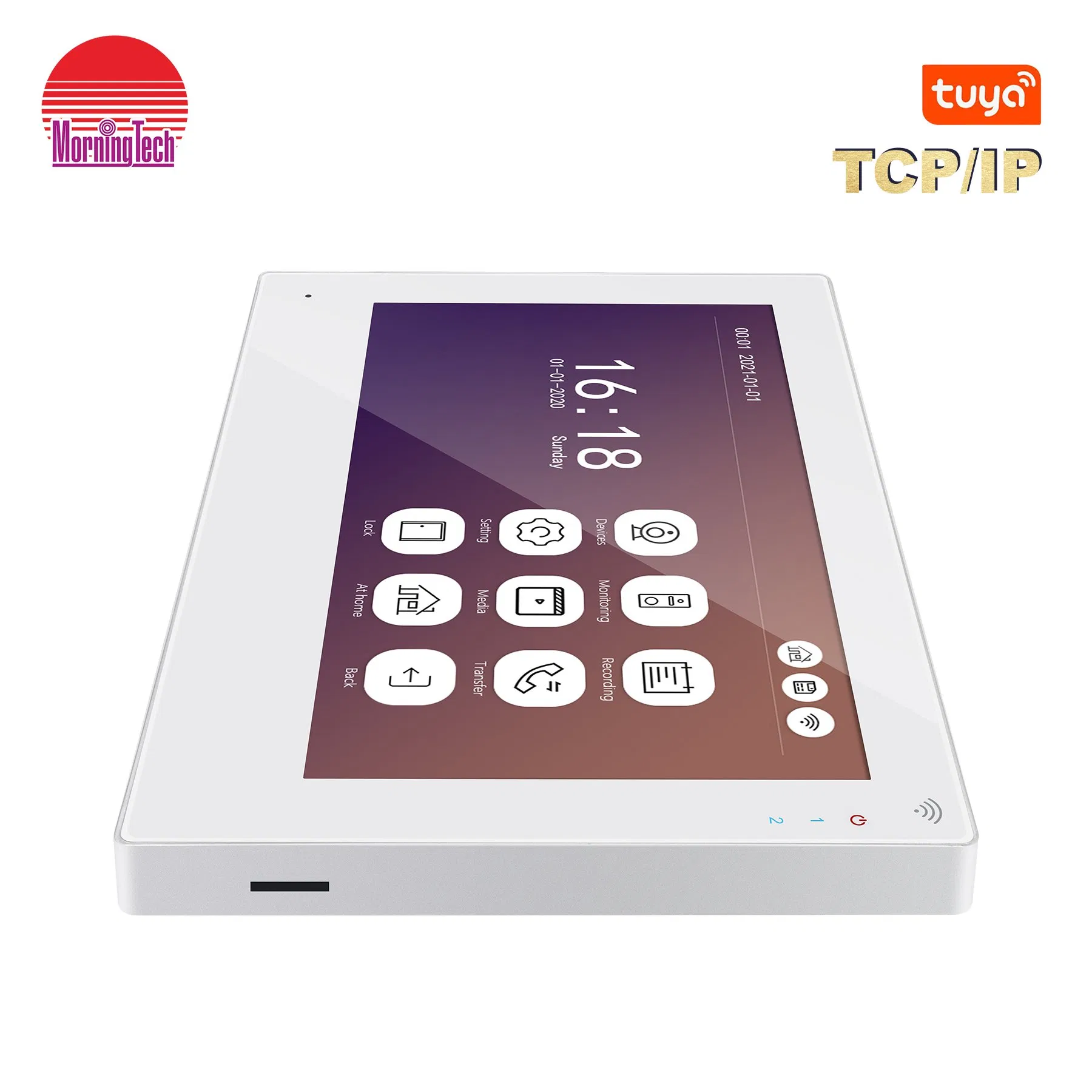 OEM TCP/IP WiFi Video Doorbell IC Card Unlock IP65 Intercom System Villa