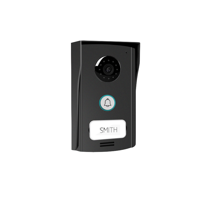 9 mm Thickness Villa Video Access Control Indoor Monitor 2 Wires Connect Outdoor Camera with Wide Angle Video Intercom System