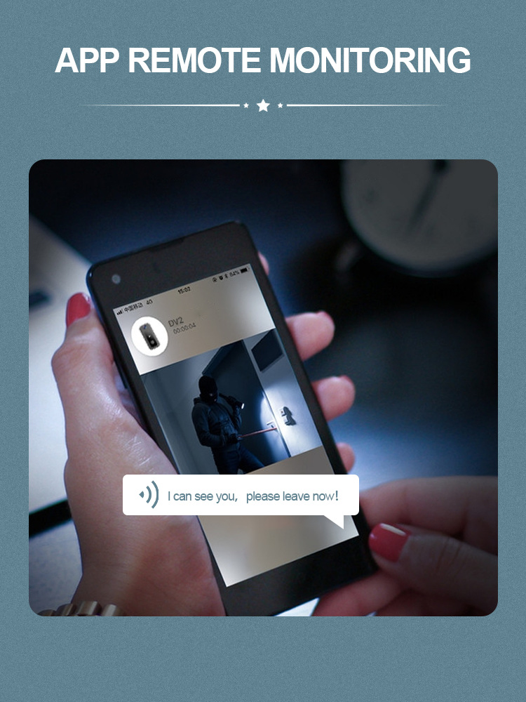 Smart Wireless Video Door Phone with HD Camera and WiFi Connectivity
