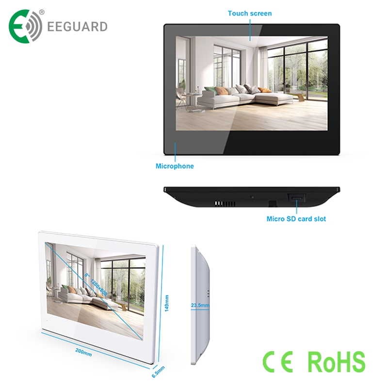 TCP/IP Video Door Intercom System Tuya Smart Home IP66 Home Security Kit for Villa