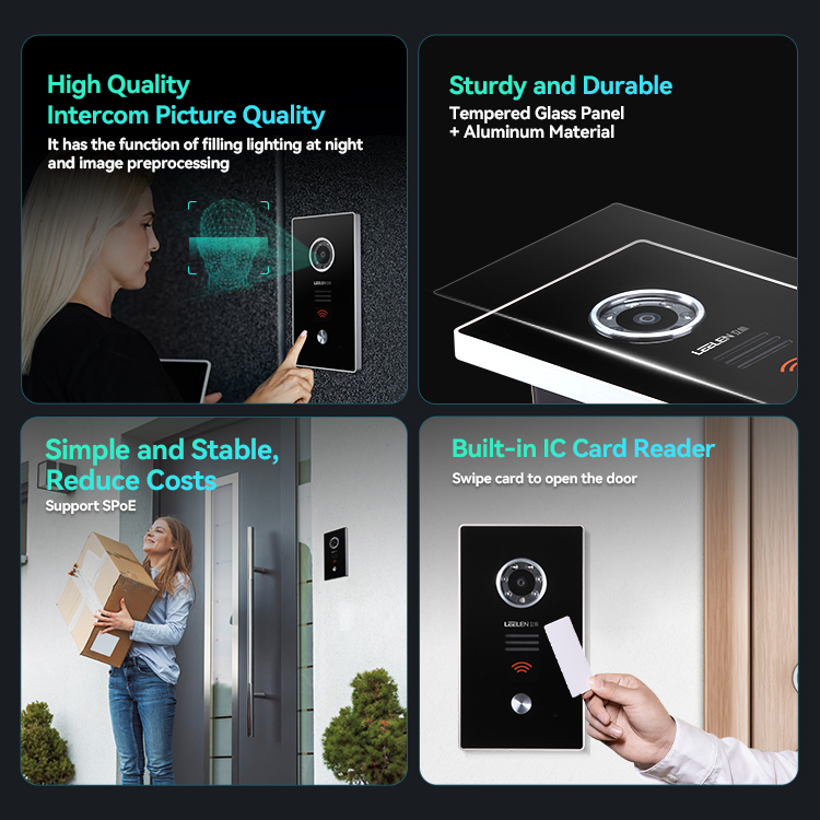 Leelen Model 15f Outdoor Station with Access Control Spoe Support Video Doorbell