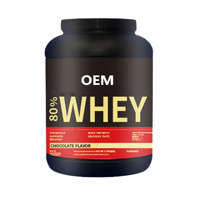 Customized Health Food Supplement Low Carb, Low Calorie, Lactose Free Chocolate Whey Protein Powder
