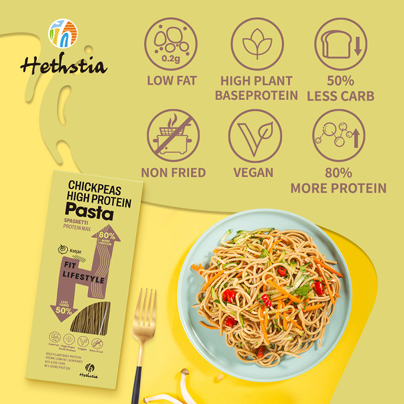 Low Calorie Sugar-Free Protein Pasta Easy To Make Low Gi Keto Friendly Chickpeas High Protein Box