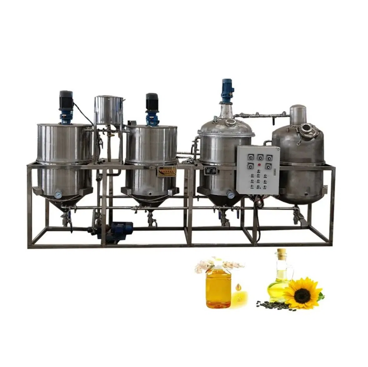Oil Press Machine Canola Sunflower Soybean Oil Pressing Machine