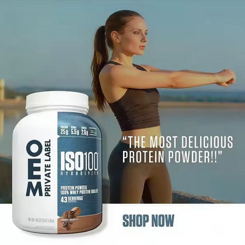 OEM Adult Gym Supplement ISO 100% Whey Protein Powder 25g Hydrolyzed Whey Isolate Protein With Creatine