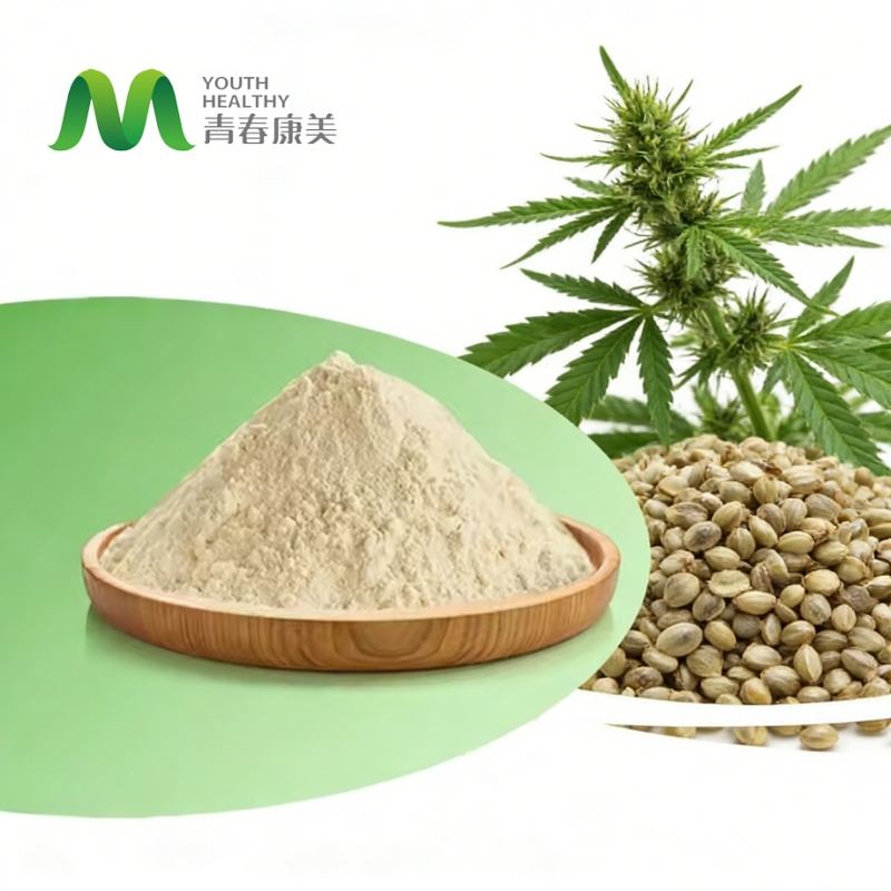 Factory Supply Hemp Seed Protein 60%-80% Herbal Extract Food Grade Vacuum Packed Protein Powder