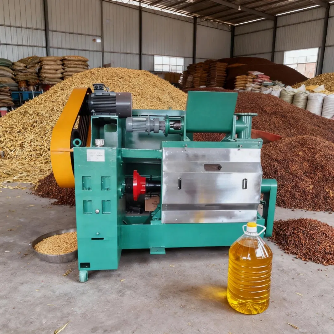 Oil Press with Adjustable Pressure Suitable for Different Seeds From Peanuts to Canola