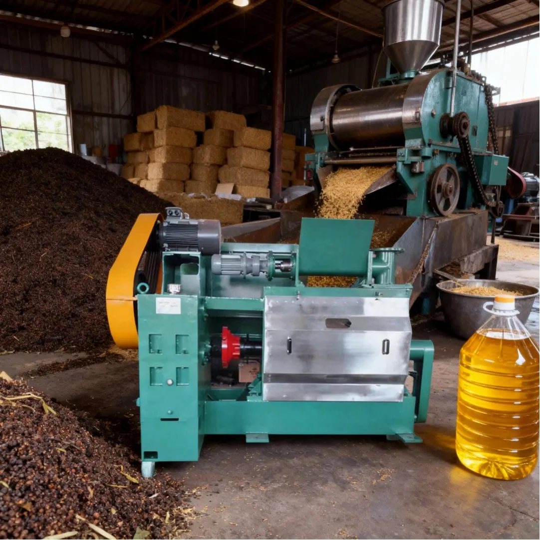 Oil Press with Adjustable Pressure Suitable for Different Seeds From Peanuts to Canola