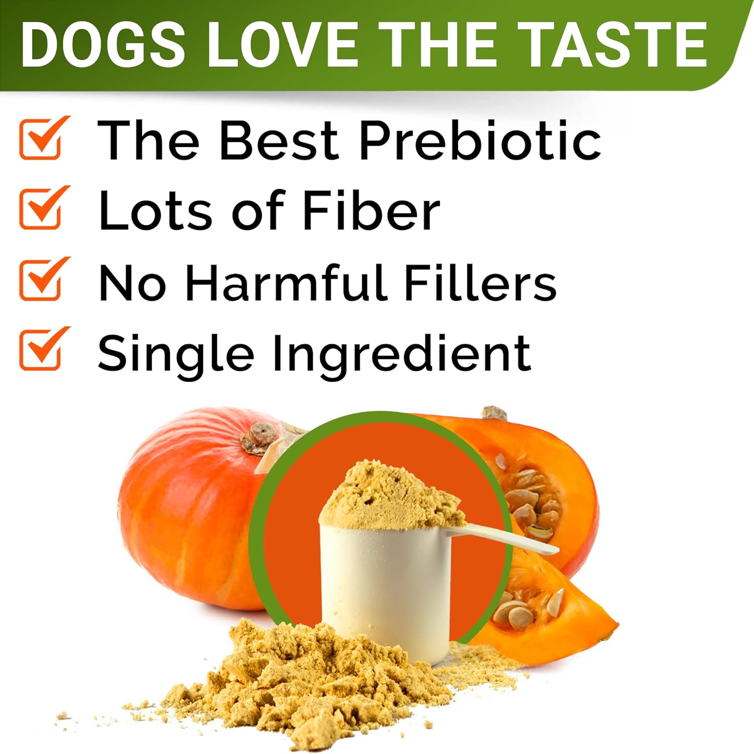 OEM/ODM Natural Pumpkin Powder With High Fiber To Benefit Digestion Of Pet Nutrition Supplement