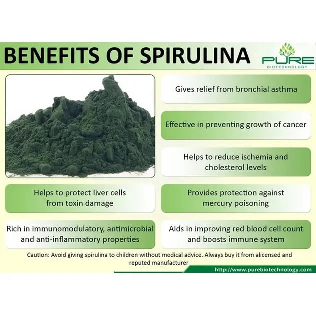Premium Organic Spirulina Protein Powder for Healthy Weight Management