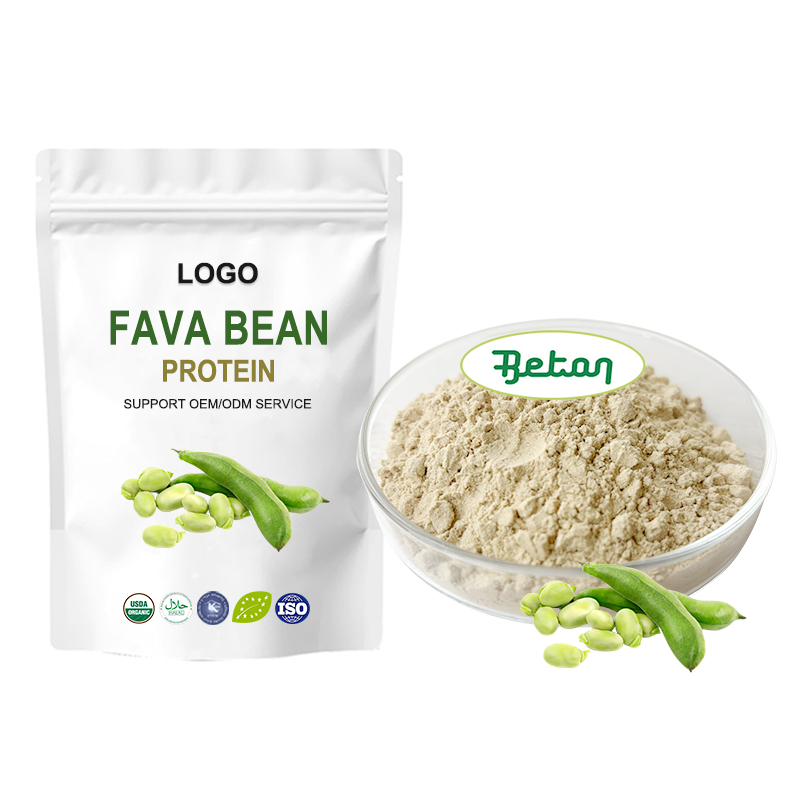 Natural 90% Fava Bean Protein Powder Food Grade Non-GMO Vegan Plant Protein Bulk
