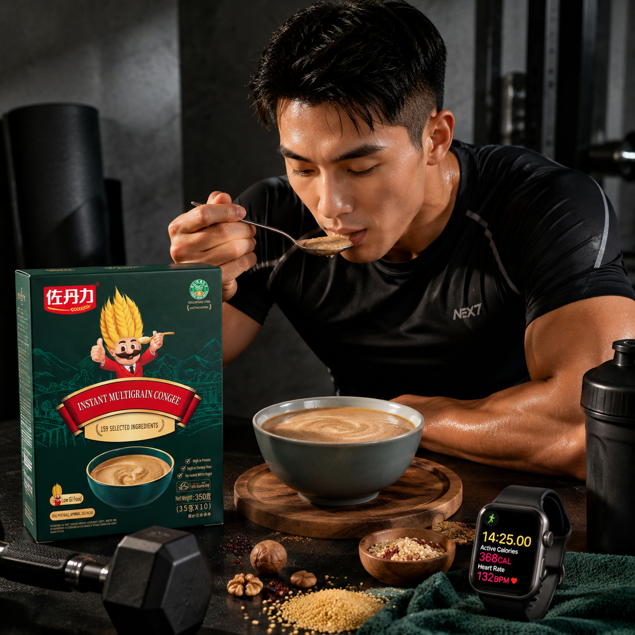 OEM Meal Replacement Powder Cereal Powder Multigrain Porridge Grain Powder Dietary Nutrition Vegan Food Health Management