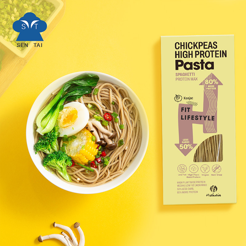 High-Protein Pasta Vegan Chickpeas Plant-Based Low Carb Easy To Make Keto Friendly Pasta