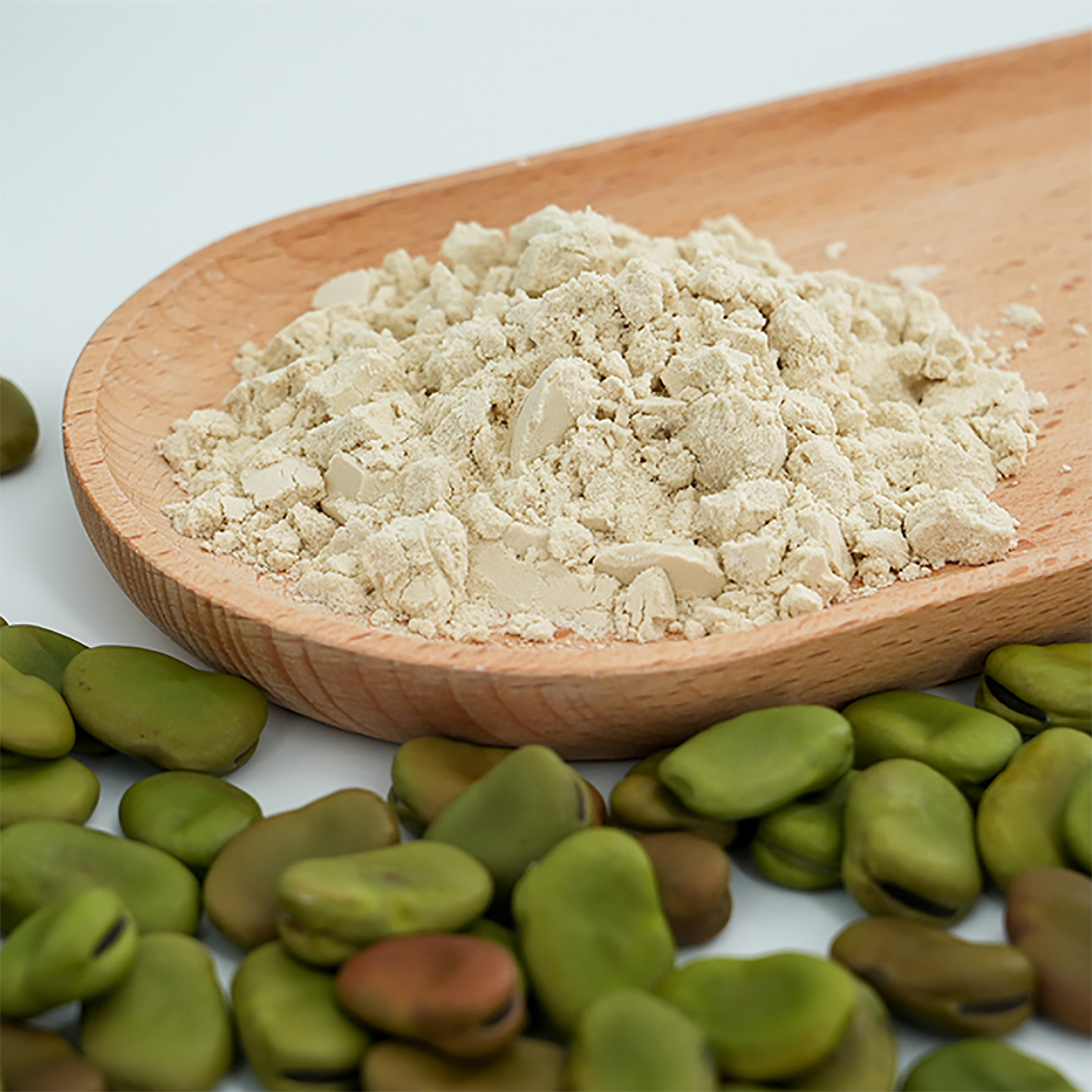 Organic Fava Bean Flour Protein 90% High and Stable Foaming Ability Vegan Protein High WRC&amp;OAC Broad Bean Protein Powder