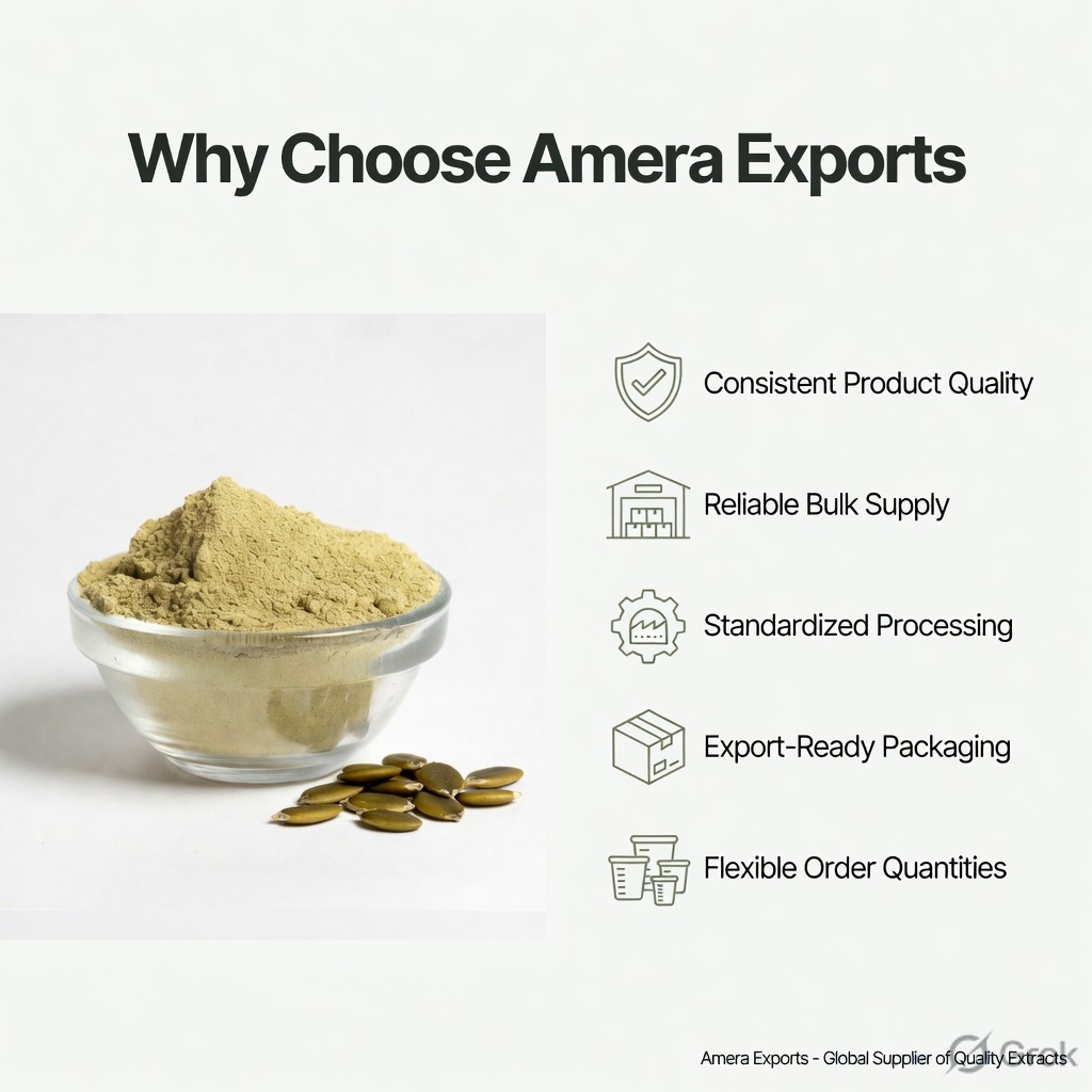 Factory Supply Food Grade Organic Pumpkin Seed Extract 70% Protein Powder Herbal Vitamin Supplement in Bottle or Can Packaging