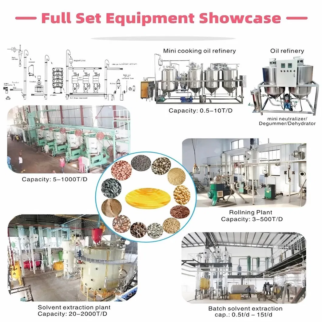 Oil Press Machine Canola Sunflower Soybean Oil Pressing Machine
