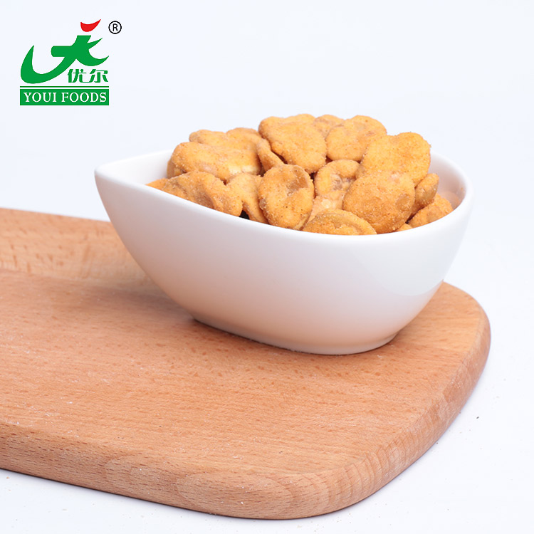 Spicy BBQ Broad Beans | Protein-Rich Roasted Fava Beans | Wholesale Snacks
