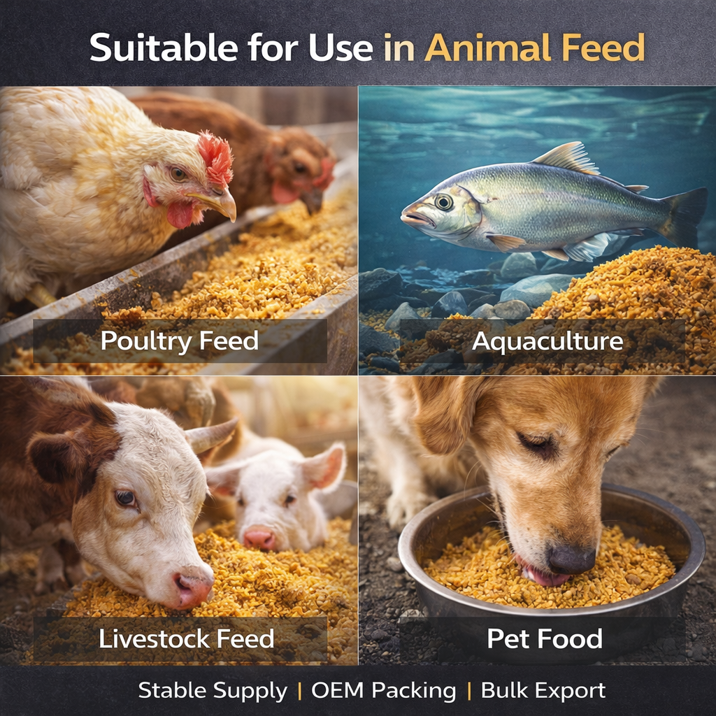 Feed Grade Corn Gluten Meal 60 Protein Corn Protein Powder for Poultry Aquaculture Livestock Feed Additives