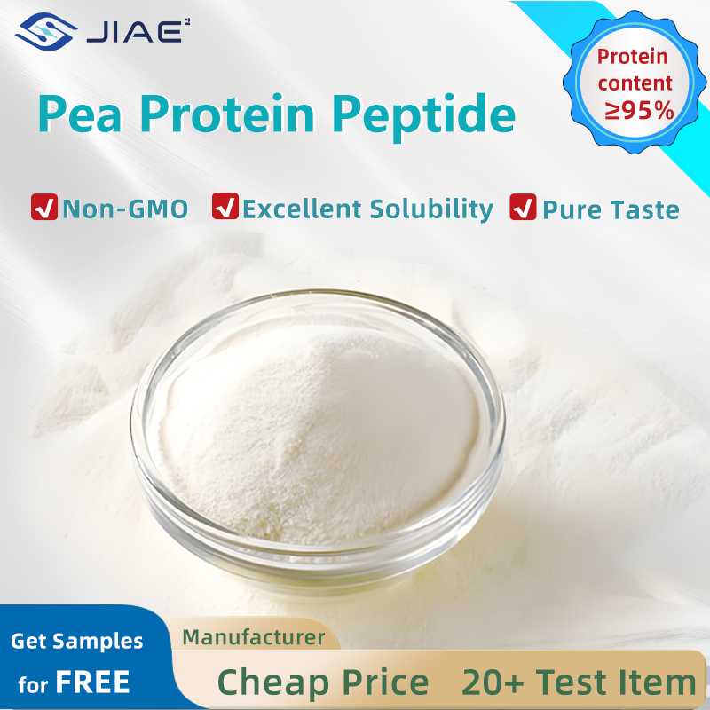 Halal Certified JIAYI Platinum Hydrolyzed Pea Protein Peptides 95% Protein Content Powder Water-Soluble Muscle Growth Natural
