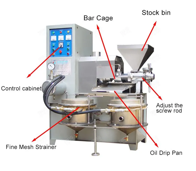 High Quality Automatic Industrial Cotton Canola Pumpkin Seed Cold Oil Extractor Pressing Expeller Presser Machine