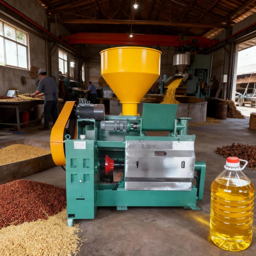 Oil Press with Adjustable Pressure Suitable for Different Seeds From Peanuts to Canola