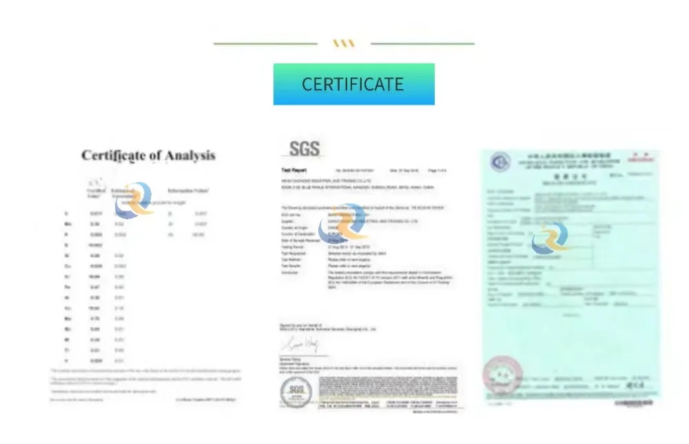 Product Quality Certifications