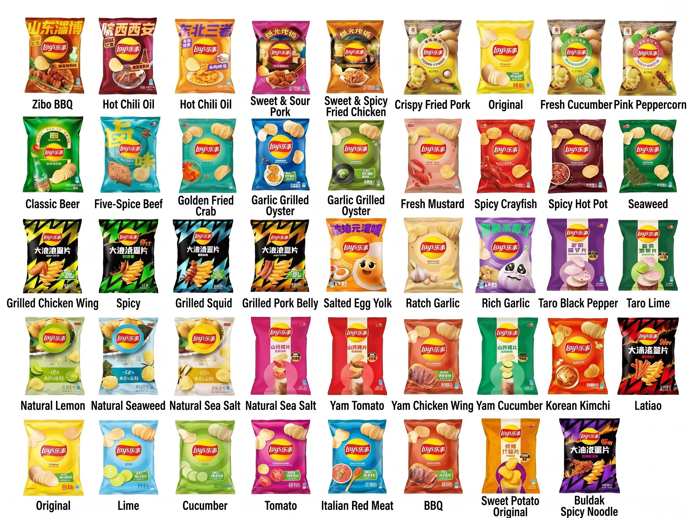 Wholesale Raw Cut Potato Casual Snacks Puffed Food 180g Potato Chips With Various Flavors Exotic Snacks