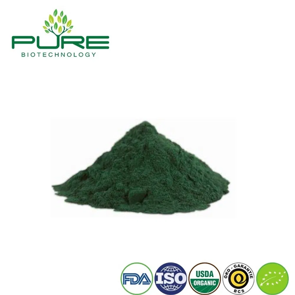 Pure Non-GMO Organic Spirulina Protein Alga Powder for Cardiovascular Support