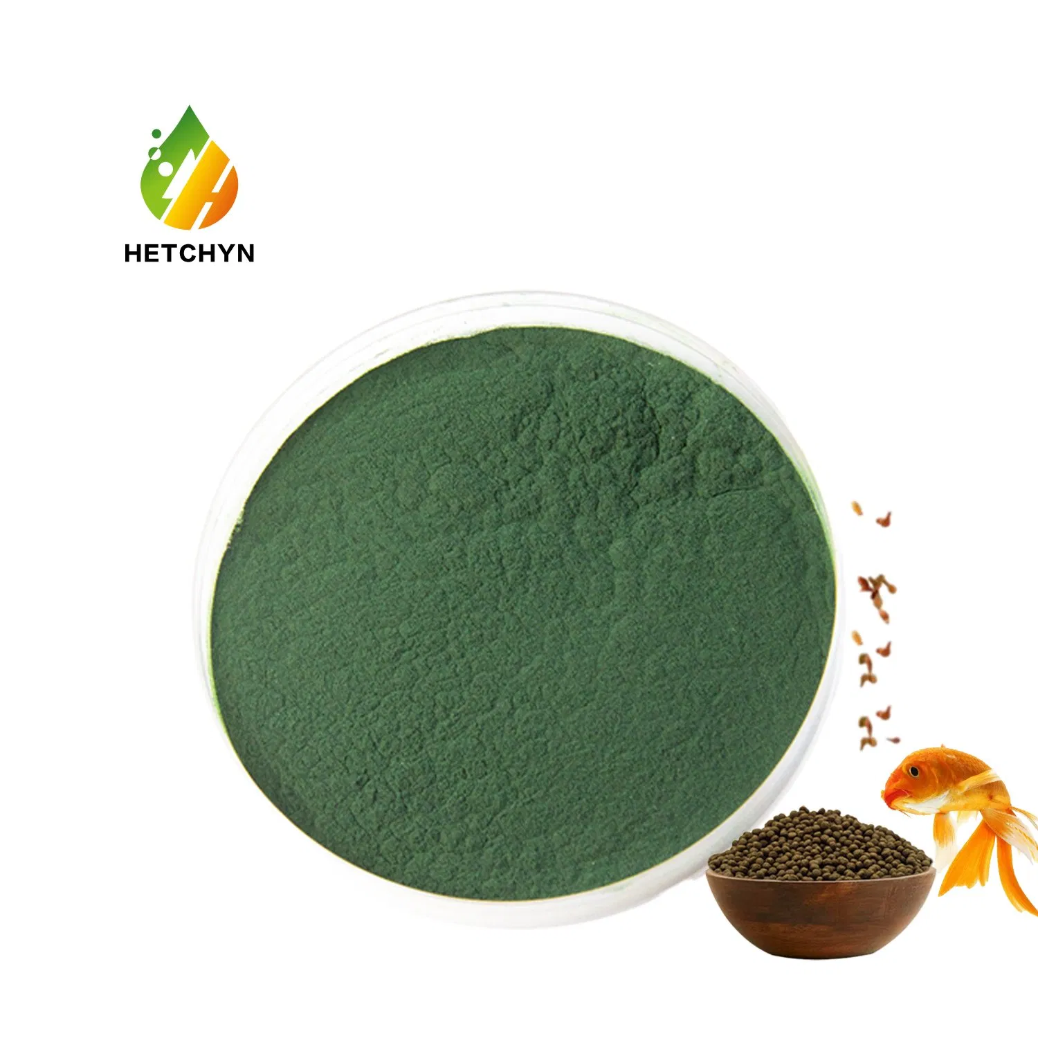 Feed Grade Natural High-Protein Spirulina Algae Powder for Fish, Pet