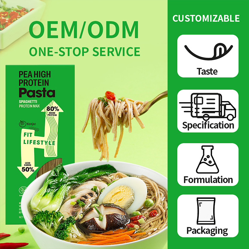 High Protein Pasta Low Carb Low Fat Low Calorie Low Sugar NON-GMO Pea Pasta