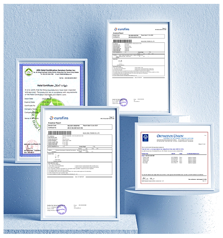 Product Certifications