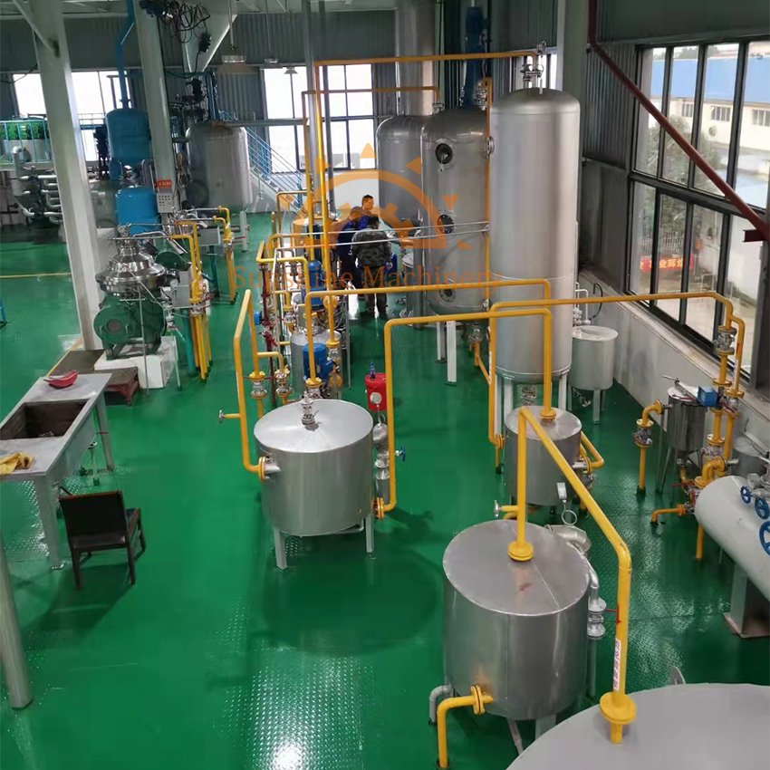 30t/D Sunflower Canola Coconut Cotton Soybean Palm Oil Refinery Refining Machine