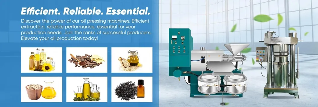 Oil Press Machine Canola Sunflower Soybean Oil Pressing Machine