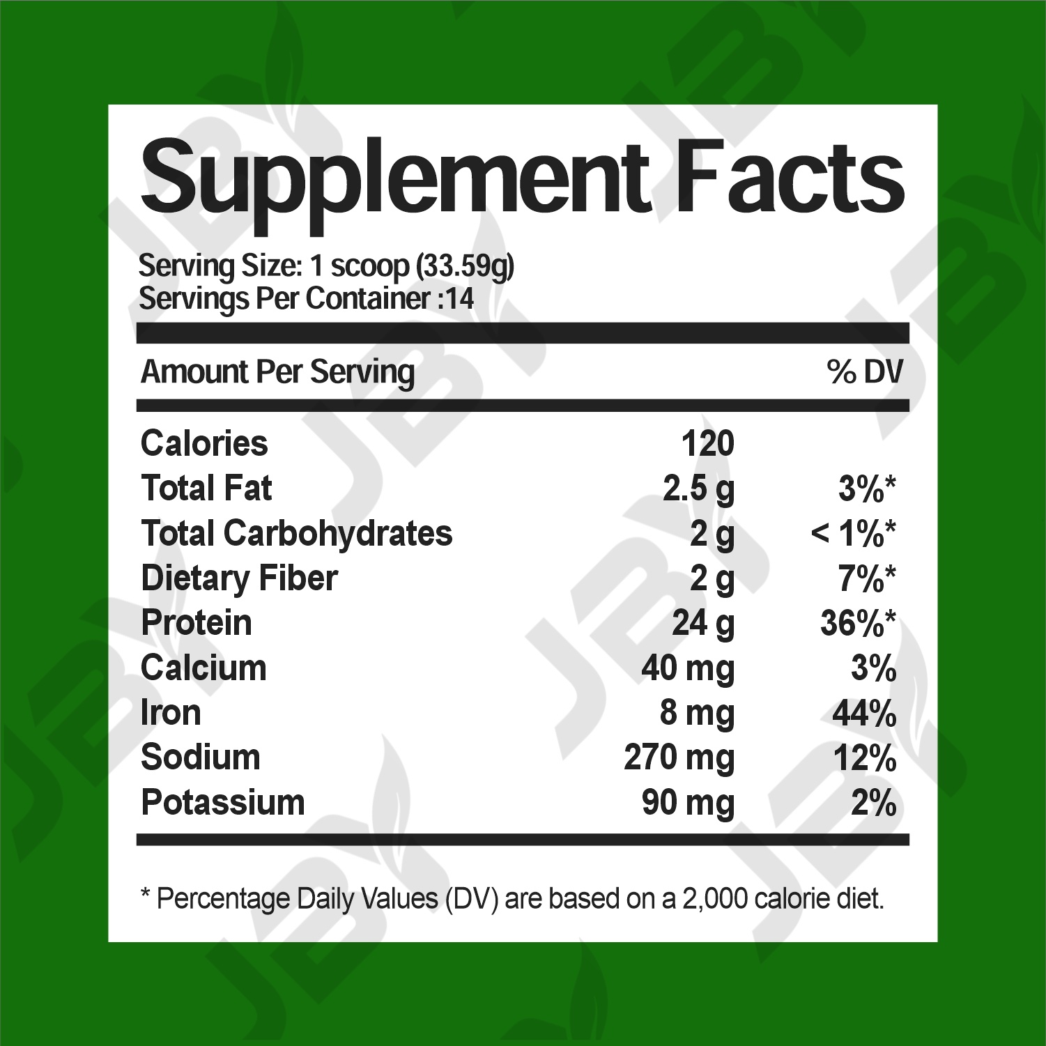 JBY Factory Halal Certificate Organic Pea Plant Based Vegan Protein Powder